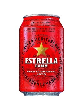 Estrella Damm en Lata 33cl