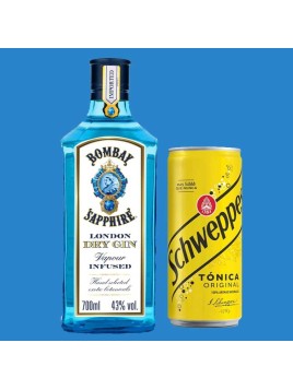 Bombay Azul Botella 700ml +...