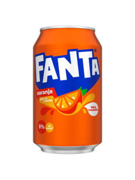 Fanta naranja lata 33cl al...