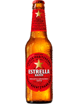 Cerveza Estrella Damm...